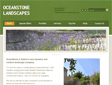 Tablet Screenshot of oceanstonelandscapes.com